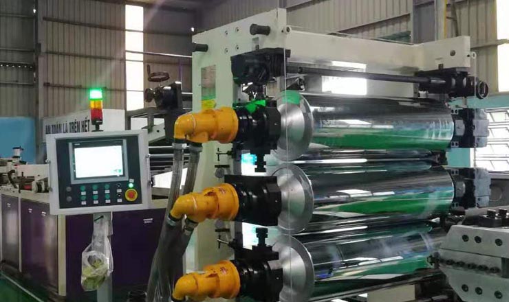 ABS Sheet Extrusion Line working process
