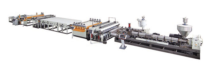 PP Hollow Sheet Extrusion Line