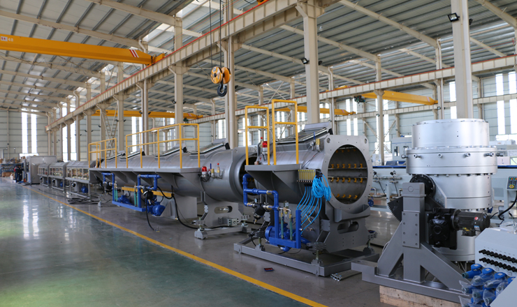 hdpe pipe manufacturing machine