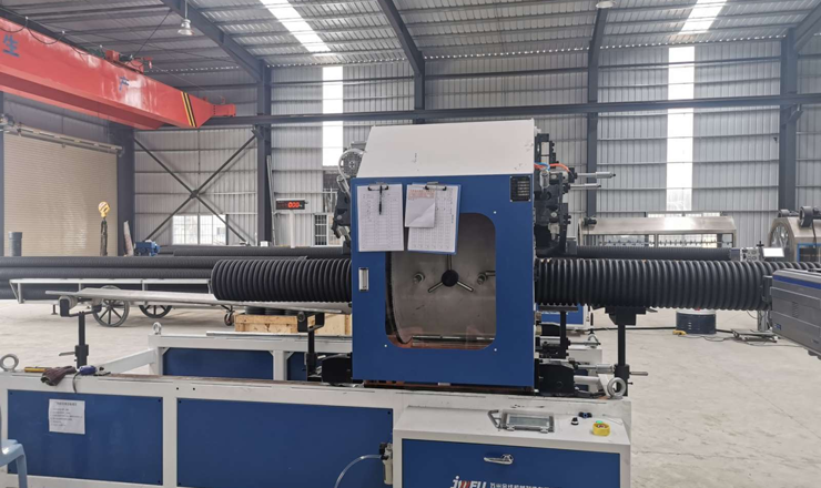 corrugated pipe machine 4