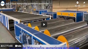Jwell 2000mm Waterproofing geomembrane extrusion line
