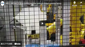JWELL JWZ-BM12D Blow molding machine running in Poland customer factory