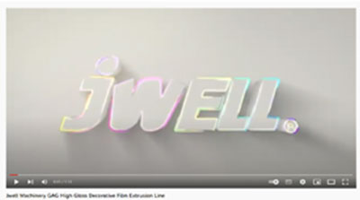 JWELL Machinery GAG High Gloss Decorative Film Extrusion Line