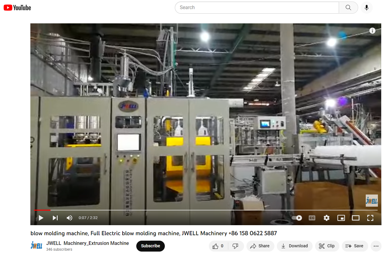 Jwell Machinery Full Electric Blow Molding Machine