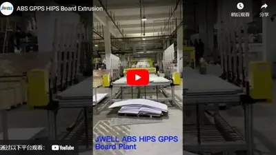 ABS GPPS HIPS Board Extrusion