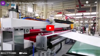 PET PLA PP PS Packaging Sheet Production Line